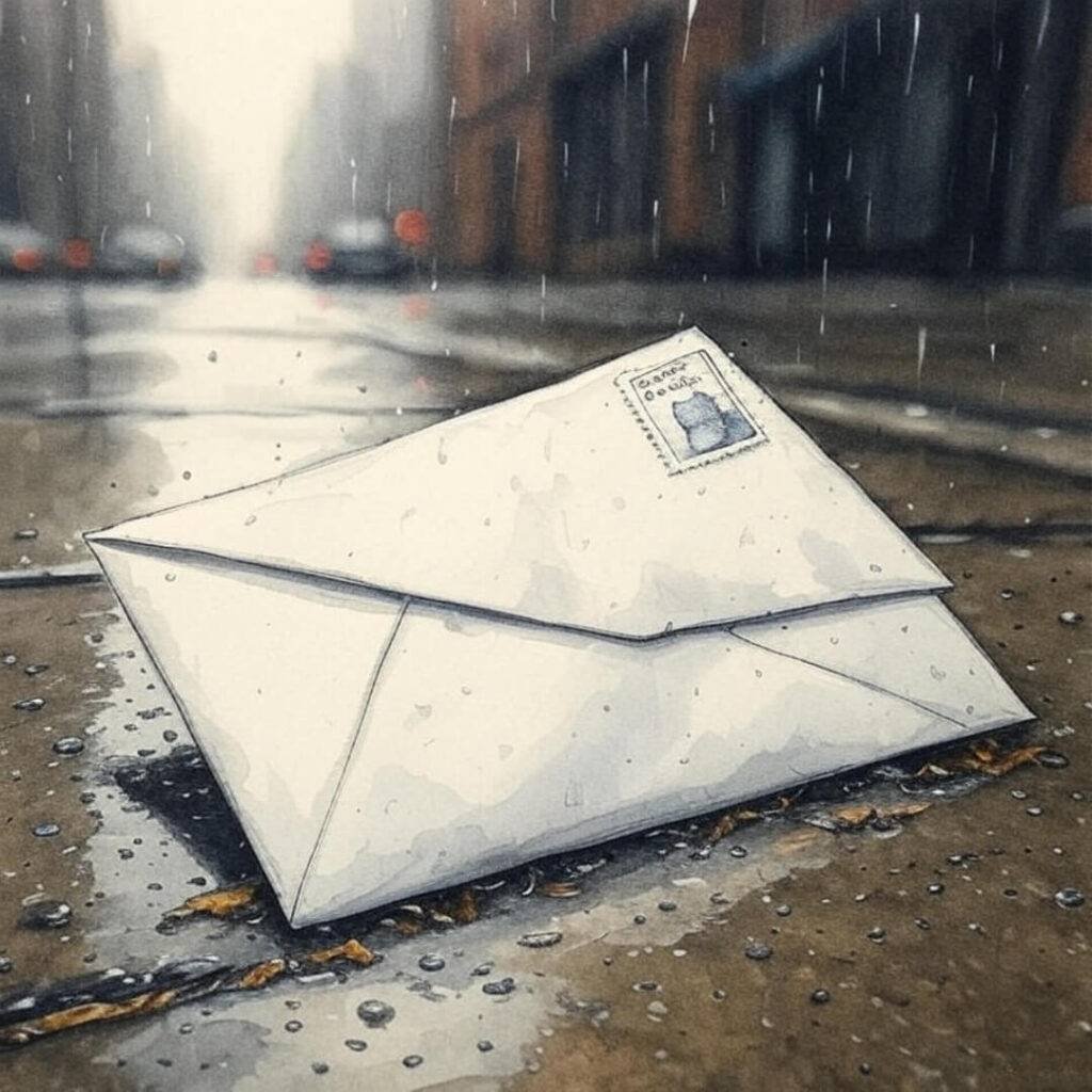 My letter, out here fighting the rain and my neighbor’s nonsense.