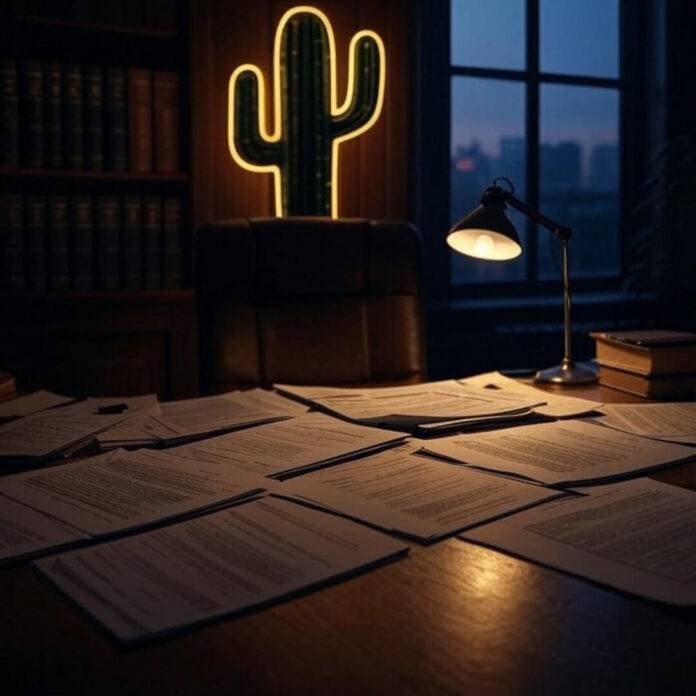 My late-night chaos sesh with my criminal defense lawyer—coffee stains and bad handwriting.