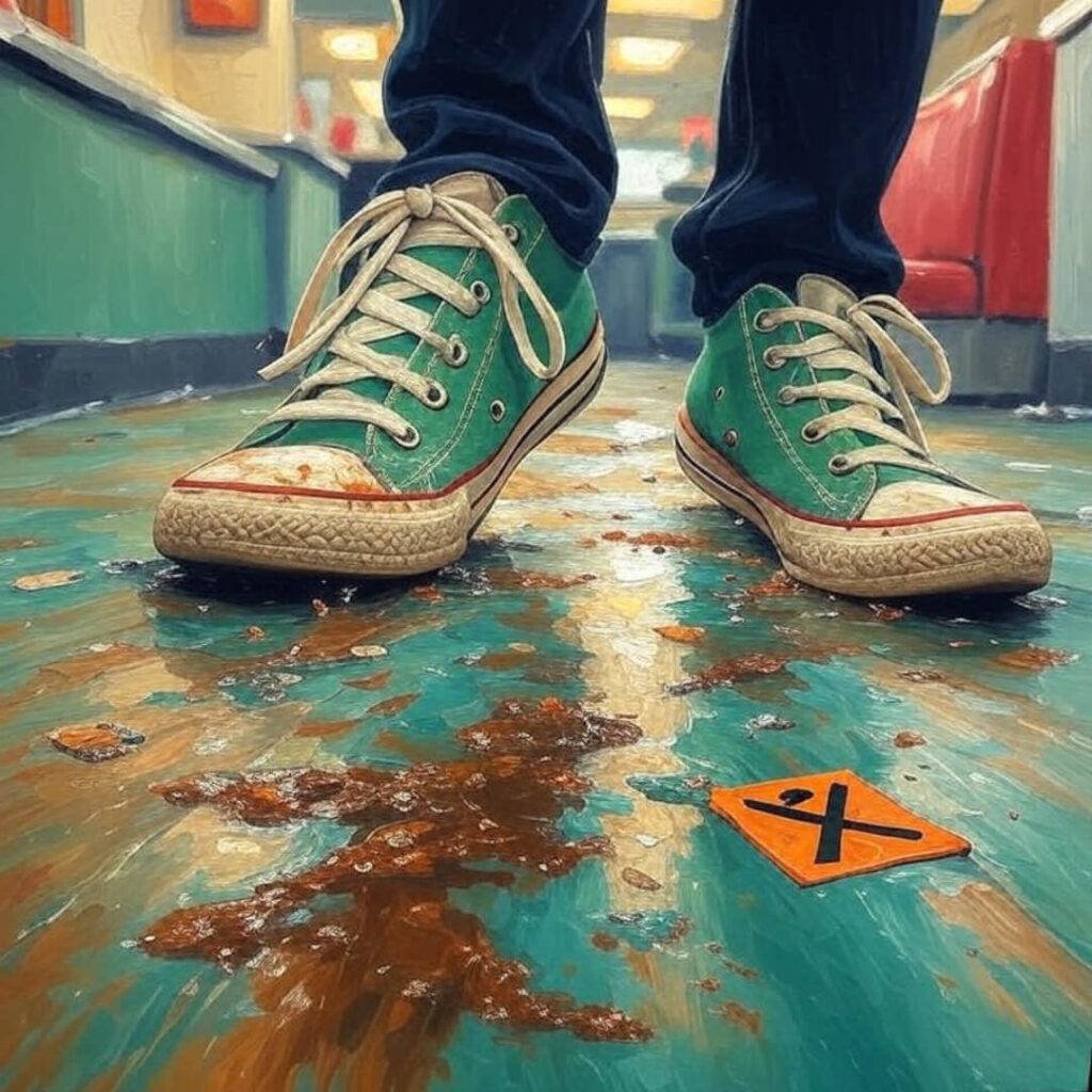 My sneakers straight-up betrayed me in this slip and fall lawsuit drama.