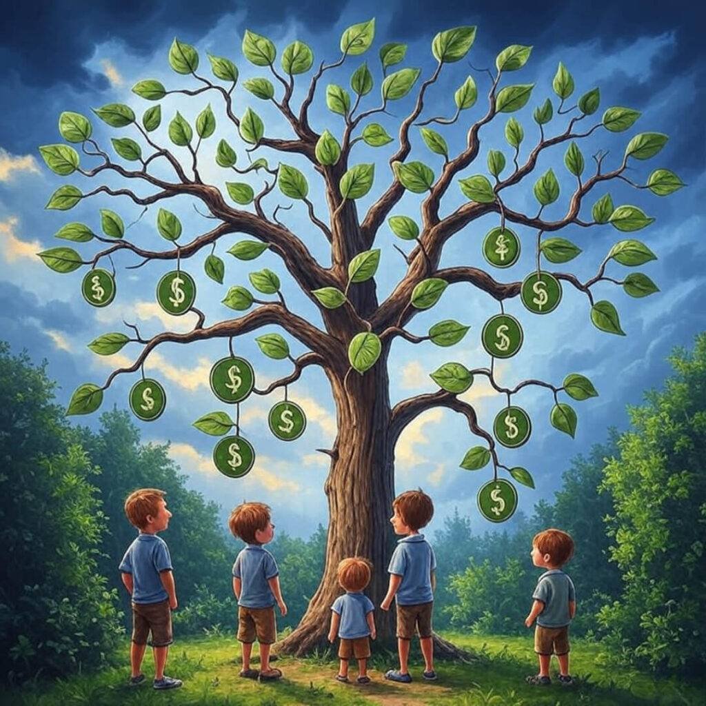 My weird brain picturing our family legacy.
