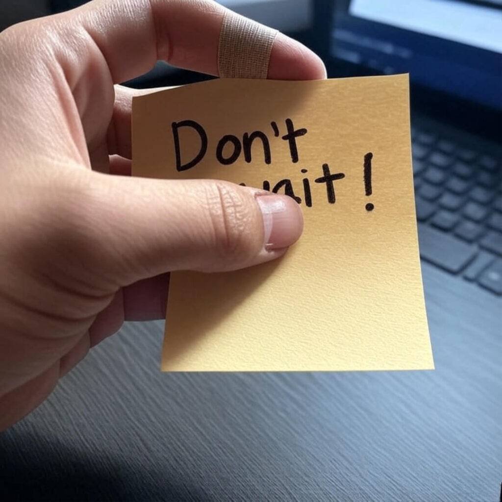My sloppy reminder—file that personal injury claim before it’s gone.