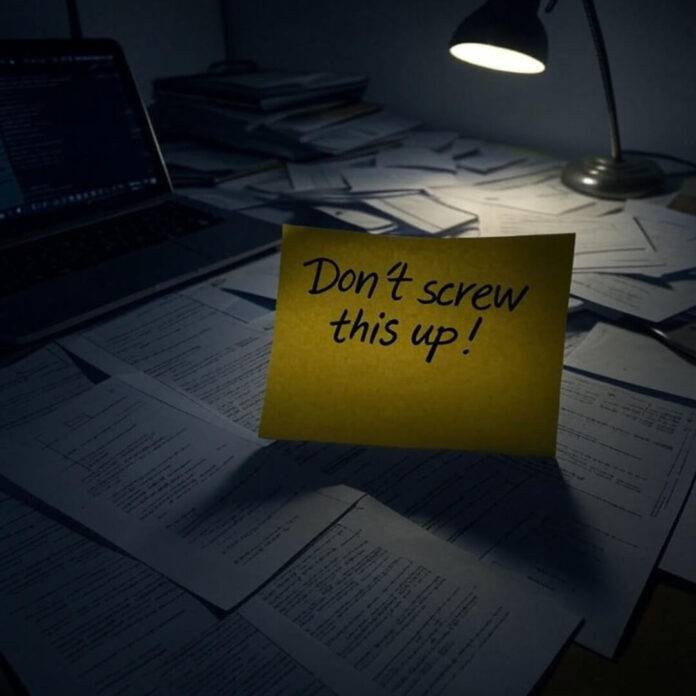 My desk was a hot mess while I tried to dissolve my LLC.