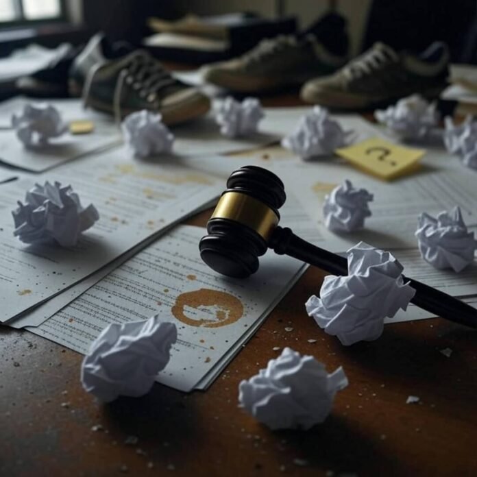 My desk when I tried handling my injury claim—yikes, don’t do this!